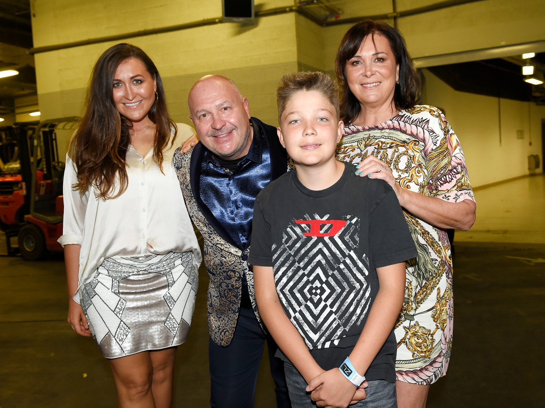 Klára Davidová, Michal David, Marcela Davidová a vnuk Sebastian.