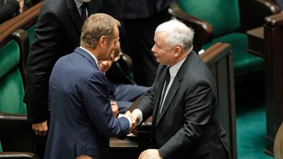 Donald Tusk i Jarosław Kaczyński