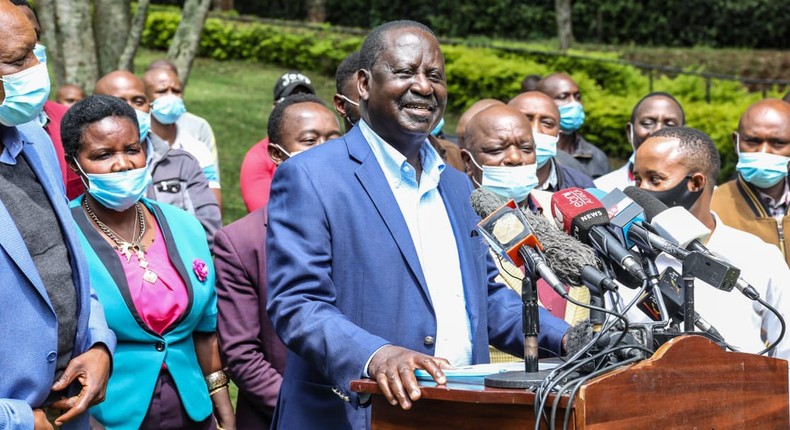 ODM party leader Raila Odinga