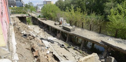 Zaleje Wrocław, bo nie ma kto naprawić osuwiska nad Odrą?