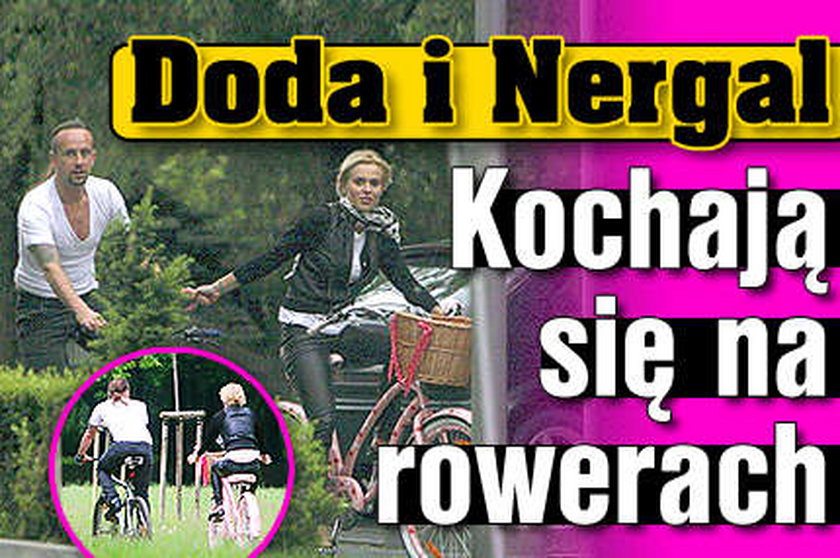 Doda i Nergal kochają się na rowerach