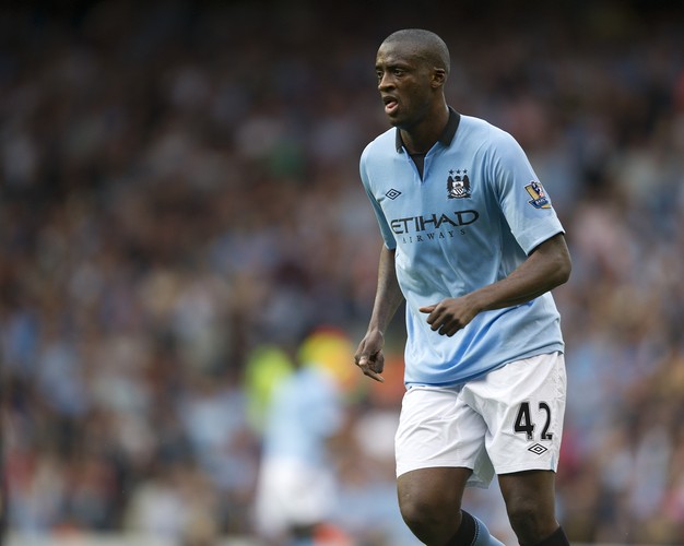 <b>6. Piłkarz Wybrzeża Kości Słoniowej Yaya Toure, gra w klubie  Manchester City</b> - w sezonie 2012/13 zarobił <b>20,2 mln dol.</b>