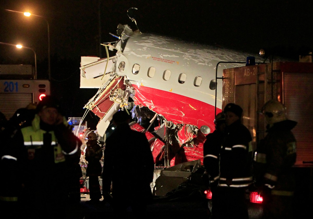 Wypadek samolotu w Moskwie