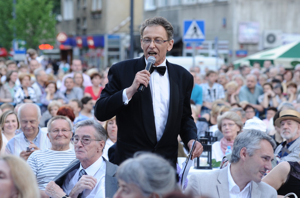 Jacek Borkowski na Saskiej Kępie