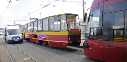 Łódź. Przy dworcu zderzyły się tramwaje