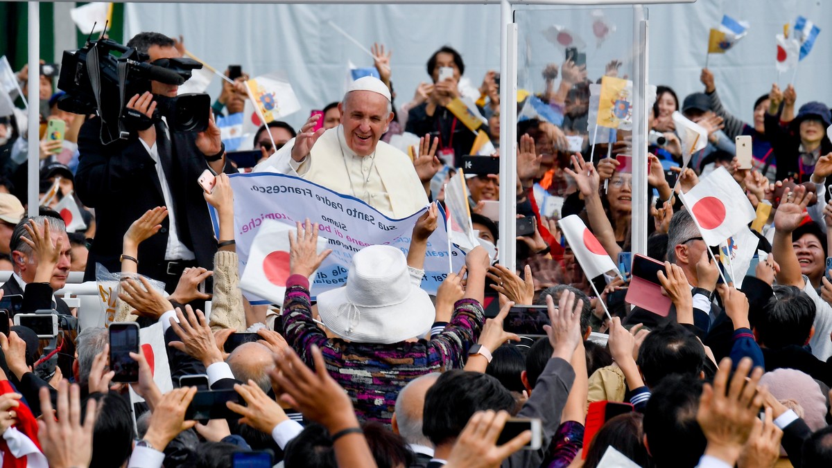 epa08021261 - JAPAN CHURCHES POPE (Pope Francis visits Japan)