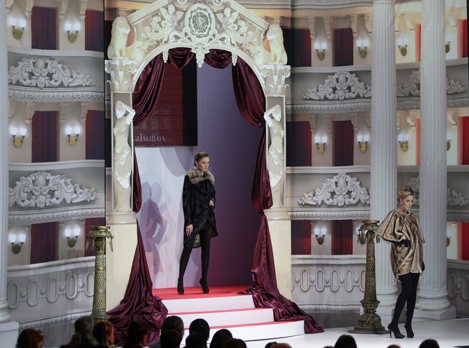 Pokaz kolekcji Hermana Shalumova podczas Russian Fashion Week