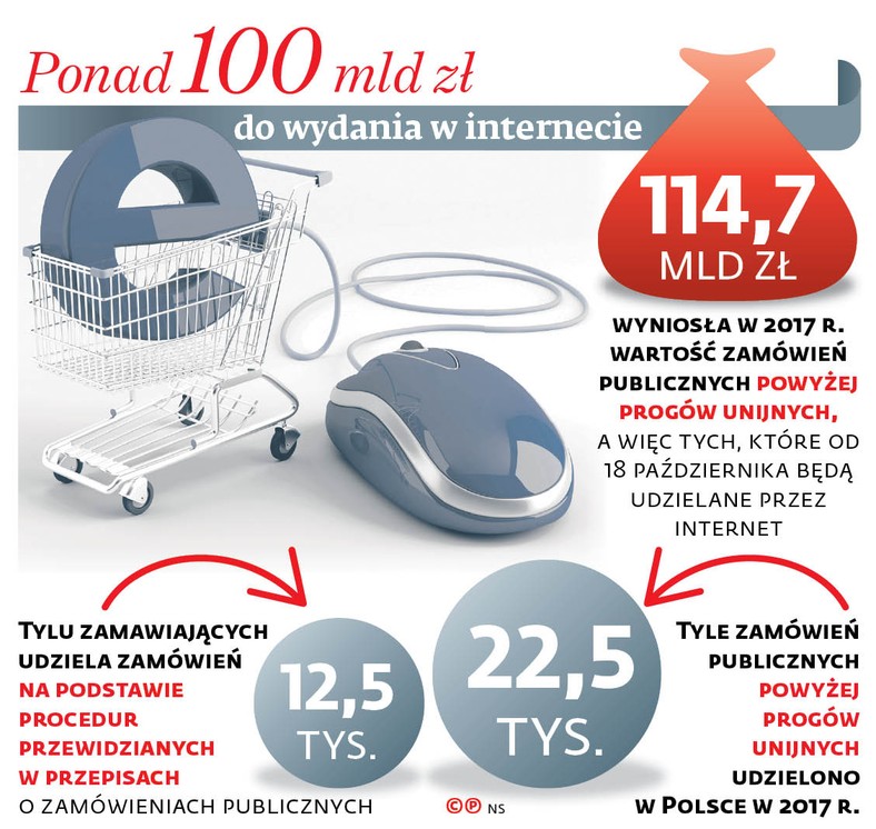 Ponad 100 mld zł do wydania w internecie