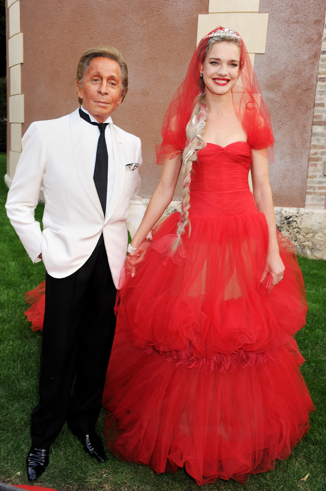 Valentino Garavani i modelka Natalia Vodianova / fot. Getty Images