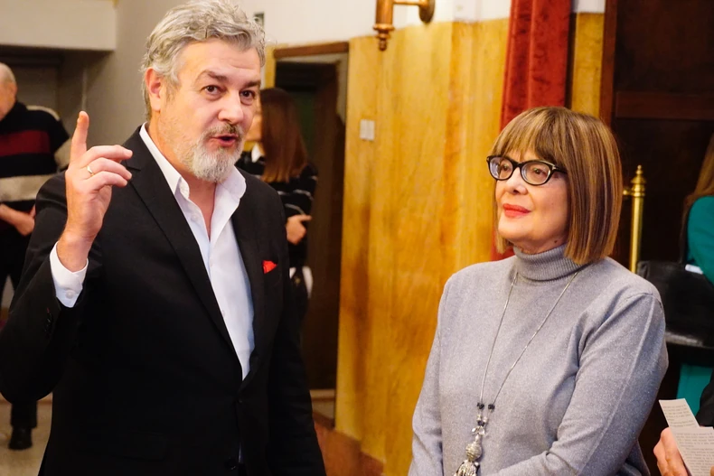 Aleksandar Peković i Maja Gojković