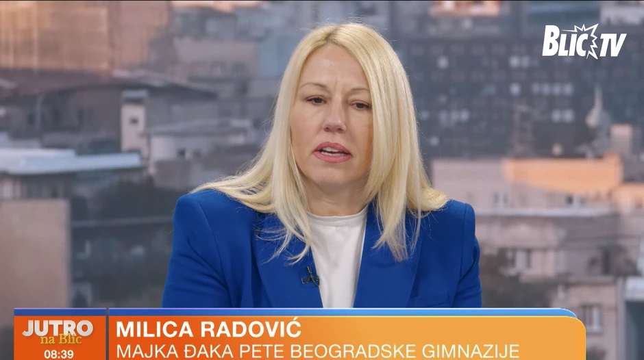 Milica Radović, majka jedne od učenica