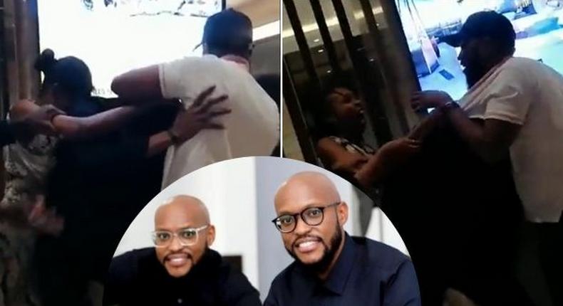 Business duo Eddie and Paul Ndichu have been accused of attacking female clients at Ole Sereni Hotel in Nairobi over the weekend. 