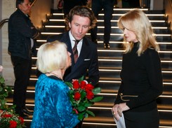 Grażyna Torbicka w spódnicy z odważnym rozcięciem. Było na co patrzeć... [FOTO]