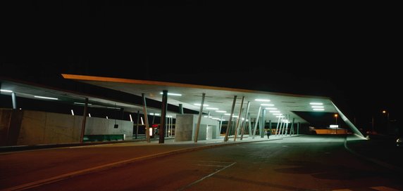 Przystanek tramwajowy w Strasburgu (Hoenheim-Nord Terminus and Car Park)