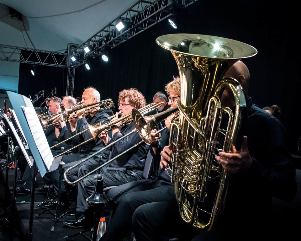 Sinfonia Varsovia Brass podczas koncertu finałowego festiwalu (28 czerwca)