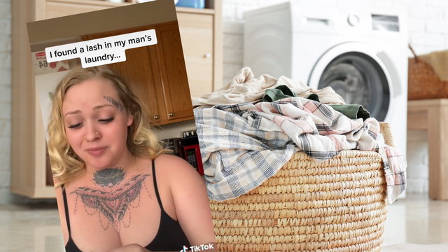 Odkryła, że partner ją zdradza, gdy zajrzała do kosza na pranie. 