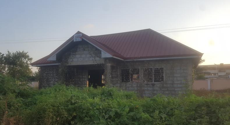 Police station at Adjei-Kojo left to rot