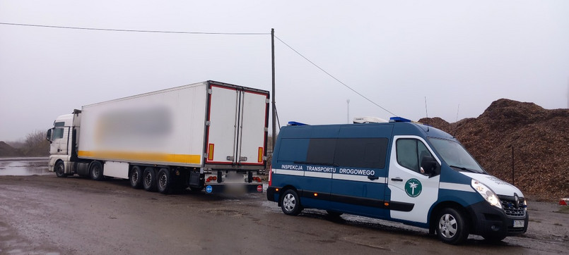 Kierowca ciężarówki zakupionej w Polsce przez ukraińskiego przewoźnika nie rejestrował swoich aktywności