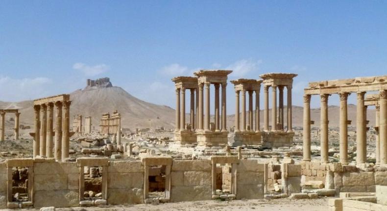 Russia's defence ministry said its war planes had carried out more than 60 overnight strikes on Palmyra, claiming to have thwarted all terrorist attacks on the city