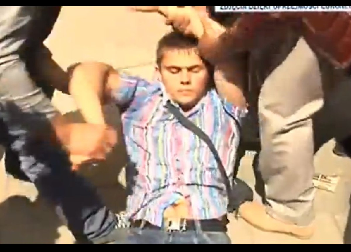 Mężczyzna, który zaatakował prezydenta jajkiem