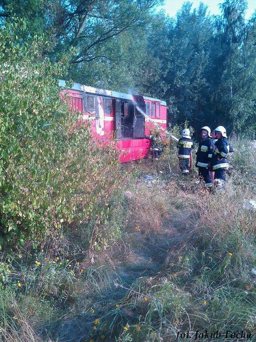 Paliła się lokomotywa Gnieźnieńskiej Kolei Wąskotorowej