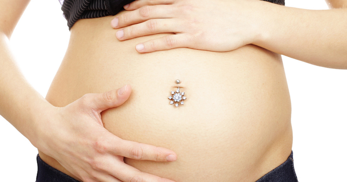 Kolczyki w ciele a ciąża i poród - Rodzina