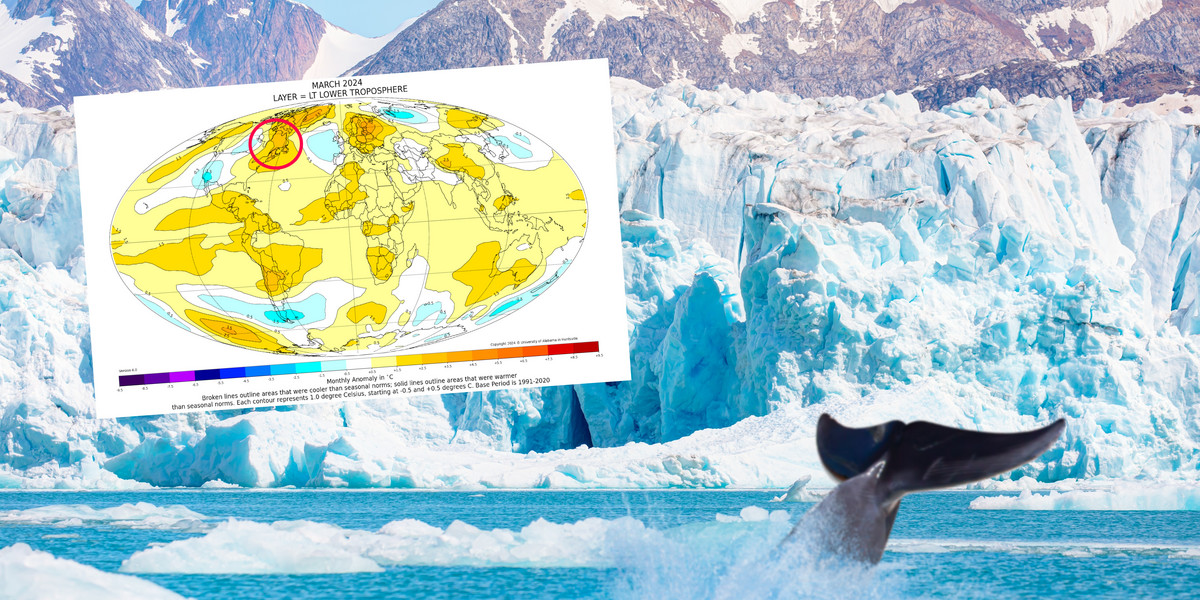 Szybkie ocieplanie się Grenlandii może podnieść poziom oceanów i mórz