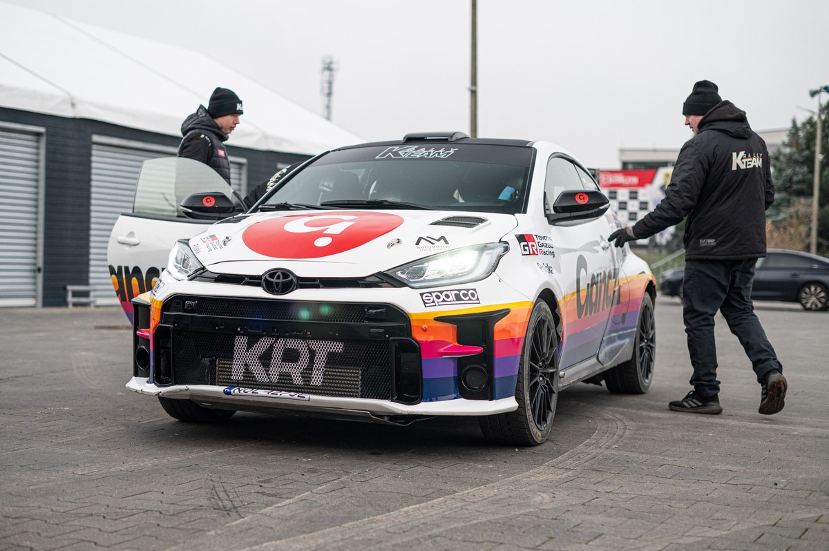 Trening przed Rajdem Barbórki z Anną Gańczarek-Rał i Toyotą GR Yaris