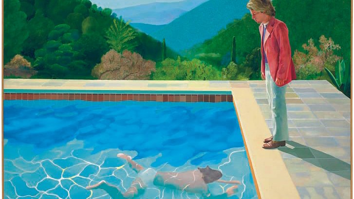 90 mln dol. David Hockney -  Portrait of an Artist (Pool with Two Figures), 1972 r.