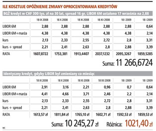 Ile stracili kredytobiorcy?