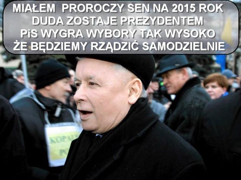 O czym śni po nocach Jarosław Kaczyński? Prezes sądzi, że jego sny są prorocze.