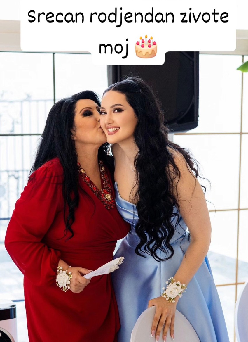 Dragana Mirković sa ćerkom