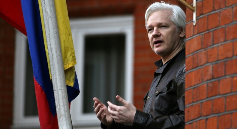 Assange is in custody in London awaiting sentencing for breaching his British bail conditions in 2012 by seeking refuge in Ecuador's London embassy