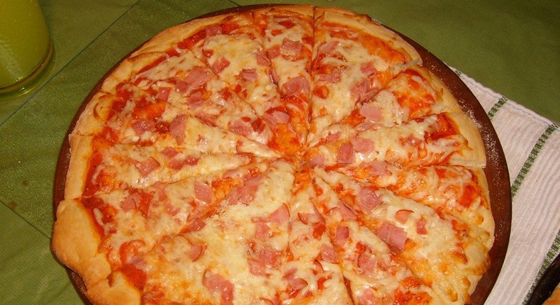 Homemade pizza