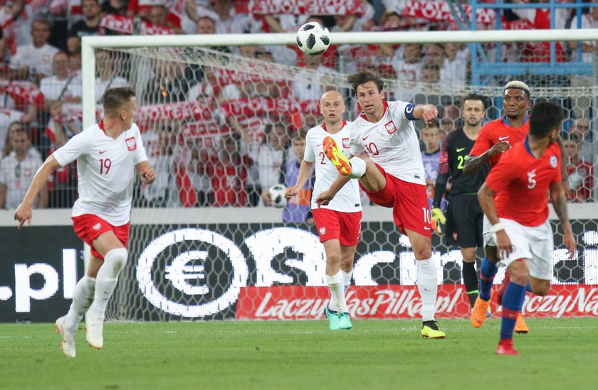 Polska - Chile , mecz towarzyski , International football friendly match Poland - Chile 