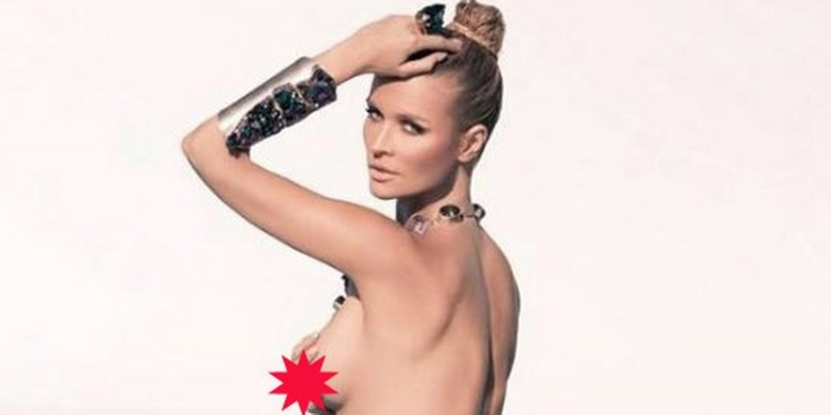 Joanna Krupa topless na Instagramie