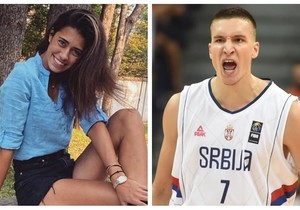 Olga Danilović i Bogdan Bogdanović