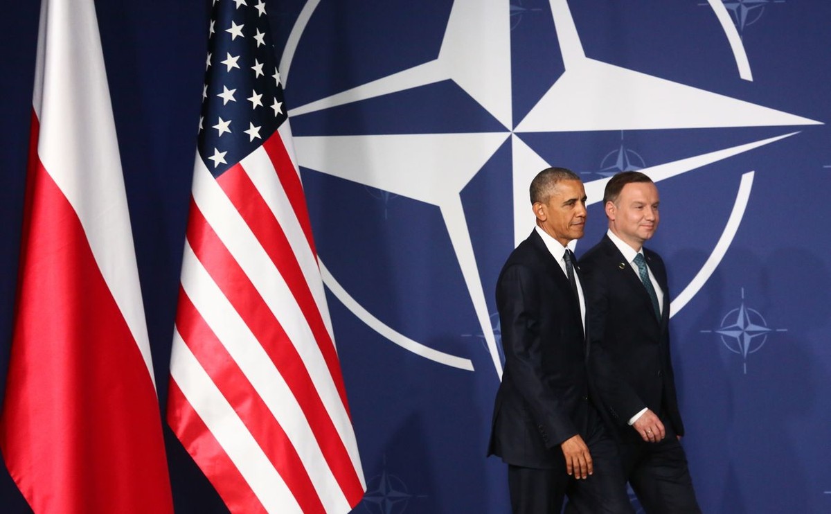 Barack Obama i Andrzej Duda