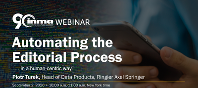 INMA Webinar: Automating the Editorial process in a human-centric way