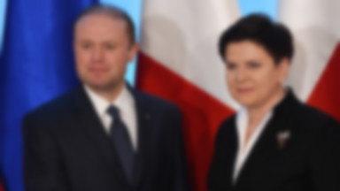 Spotkanie premier Beaty Szydło z premierem Malty