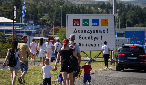 Đevđelija, Severna Makedonija, gužve na granici, granični prelaz