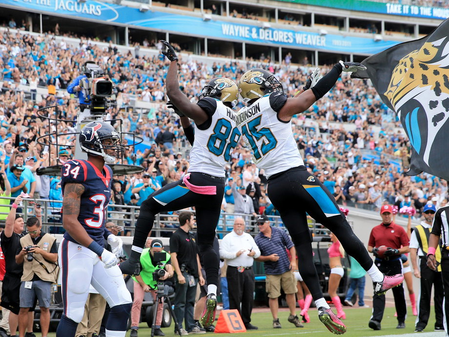 Allen Hurns and Allen Robinson are Blake Bortles' dynamic receiving duo.