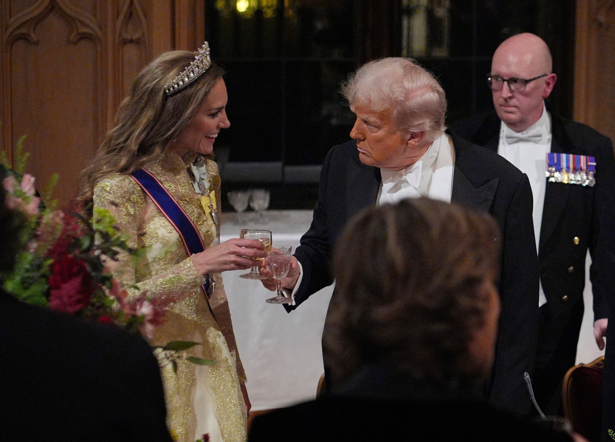 Princezná Kate a Donald Trump.
