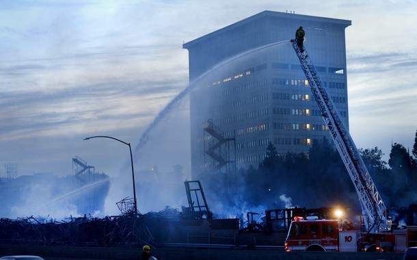 USA LOS ANGELES FIRE