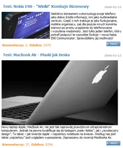 Powiększone logo recenzji MacBooka Air za pomocą Image Zoom.