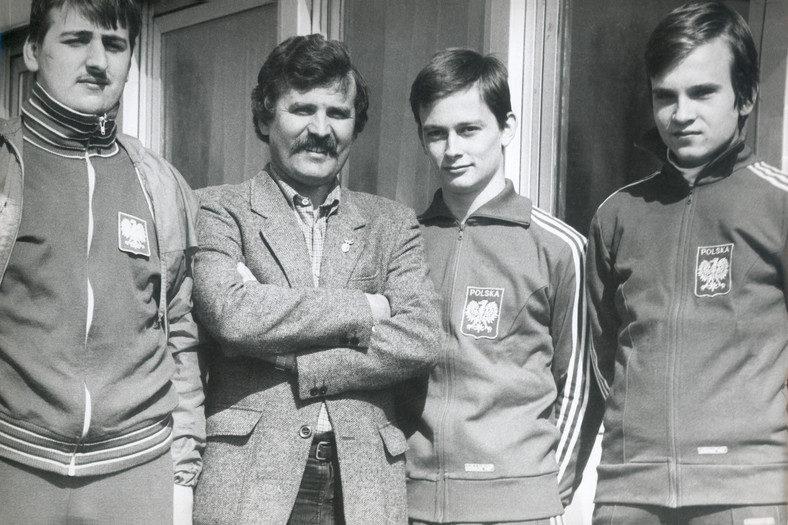 Robert Kościelniakowski, Krzysztof Grzegorek, Michał Zabłocki i Janusz Olech