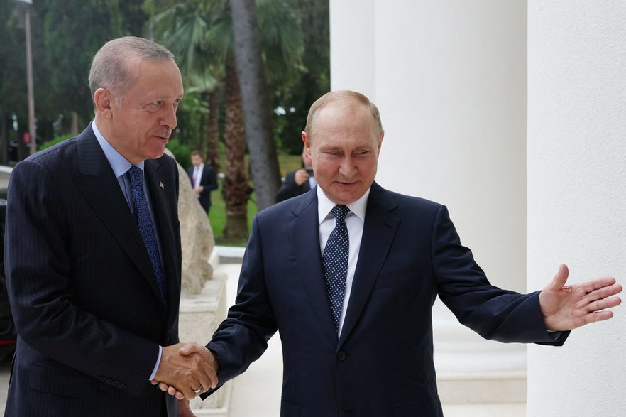 Władimir Putin i Recep Tayyip Erdogan