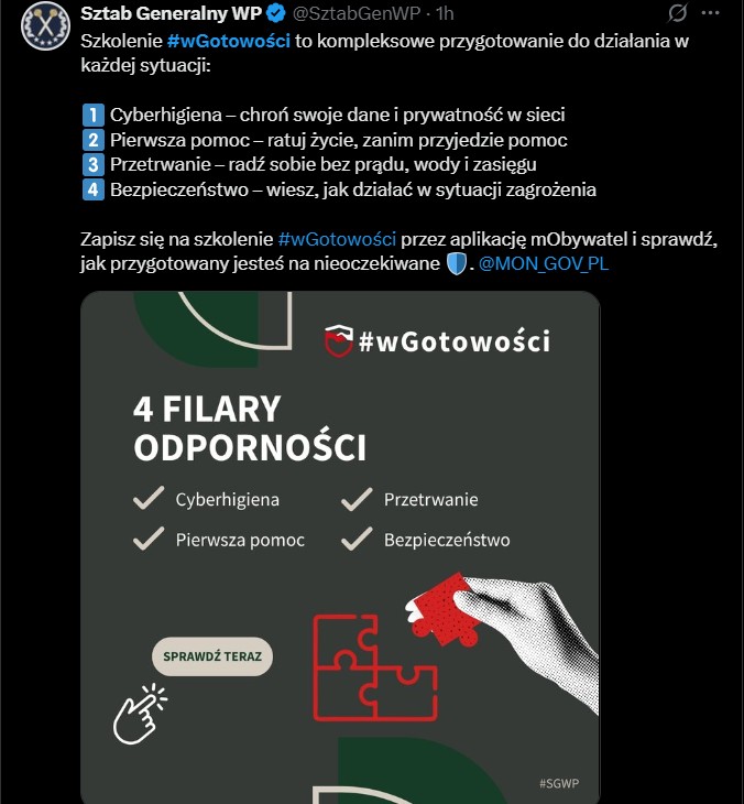 O programie pisze także SG WP.