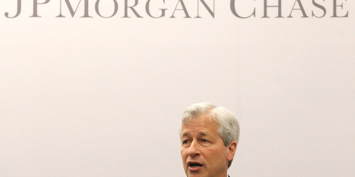 JP Morgan Chase & Co CEO Jamie Dimon.