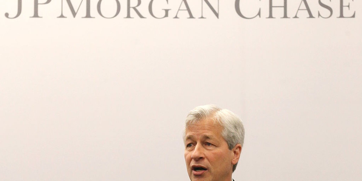 JP Morgan Chase & Co CEO Jamie Dimon.